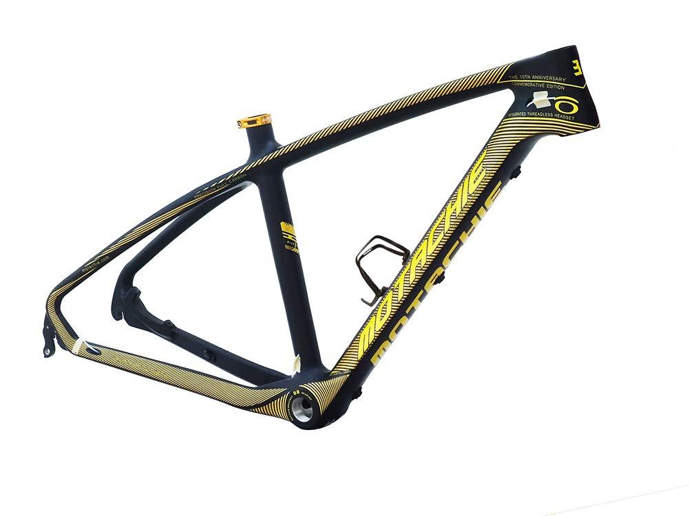 Buy Carbon Fiber Mountain Bike Frame Full Carbon Lightweight MTB Frame  Mountain Bicycle Frame 26er MTB Matte Black Bicycle Frame Internal Cable  Routing Online at Low Prices in India - Amazon.in