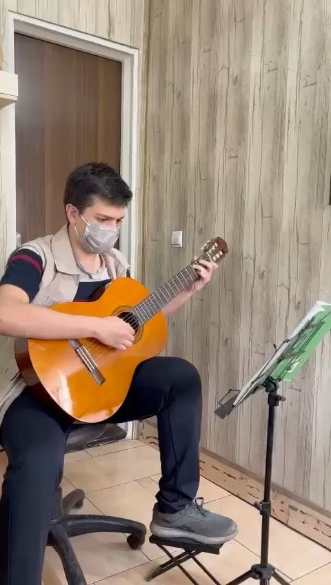 Habanera A.Alba سینا خلیلی هنرجوی گیتار شاهین پورعابدینی