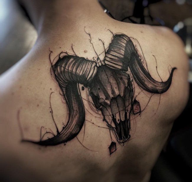 ลายสักแพะหลัง4