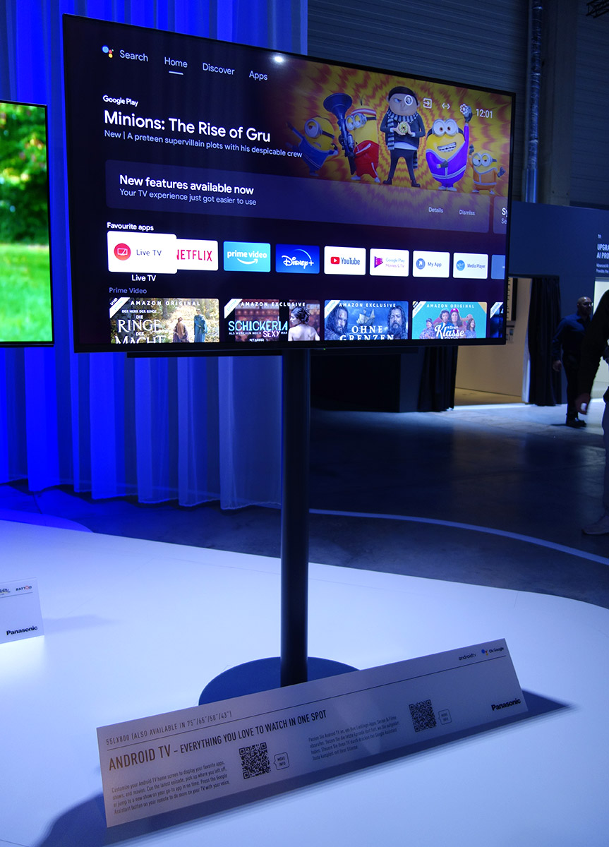 Panasonic à l'IFA 2022 : TV LCD LED avec Android TV