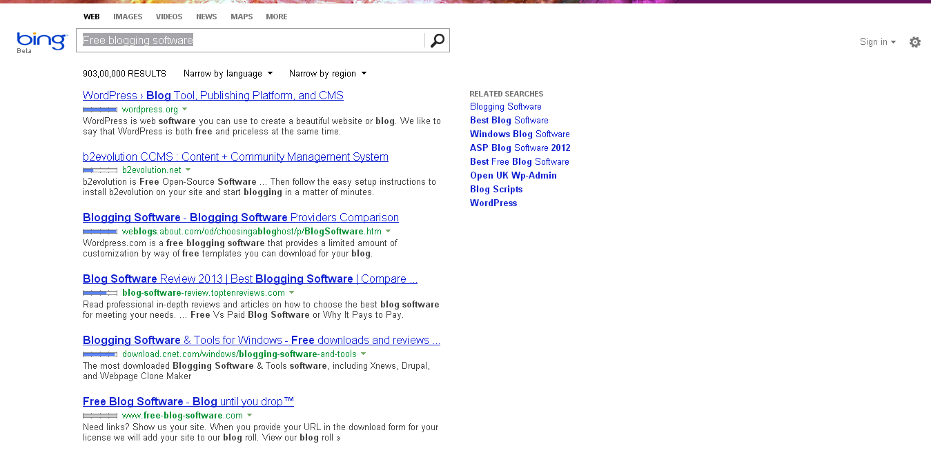 Bing search is more user friendly than Google