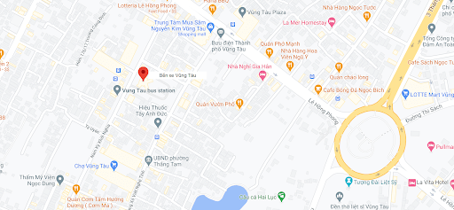 Địa điểm đón/trả khách tại Vũng Tàu