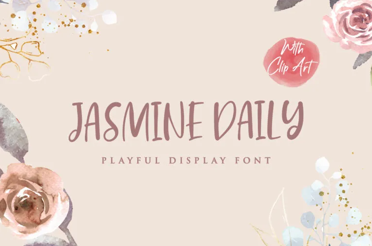 jasmine daily font