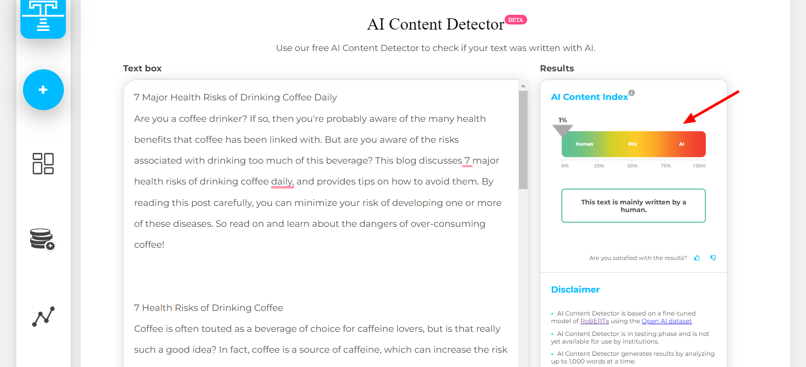 Crossplag AI Detector