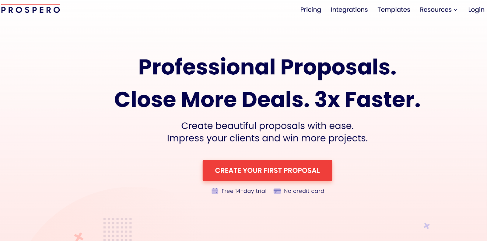 Prospero proposals productivity app