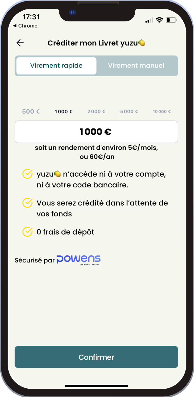 L'application yuzu est la porte d'entrèe des rendements DeFi comme le staking, ainsi que pour le service de swap accessible en 3 clics