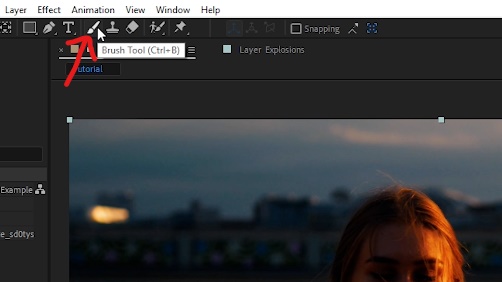 Click on castor tool 