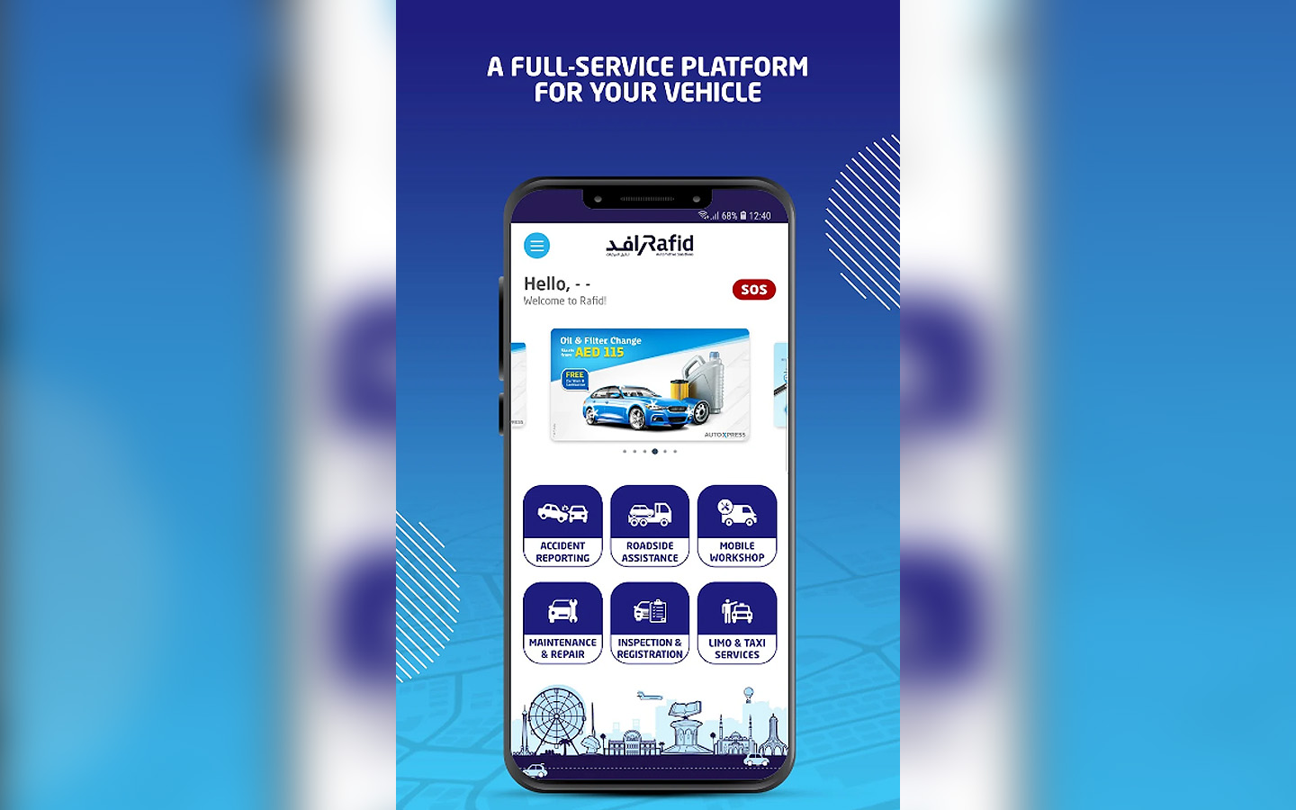 Rafid app gives accident report in 15 minutes of reporting an accident