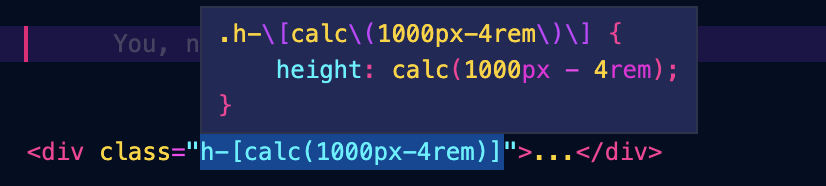 calc() function usage with jit mode