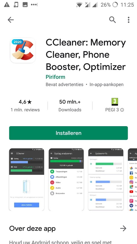 CCleaner installeren
