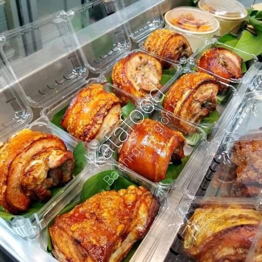 Phần bì giòn rụm, phần thịt mềm trông cực ngon mắt