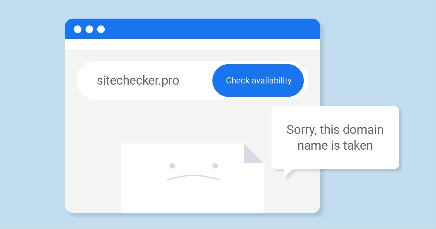 7. Check for Domain Availability: