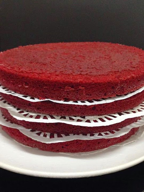 Red Velvet Cake Ubi Bit Beetroot Pewarna Semulajadi