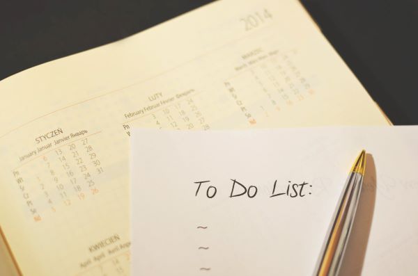 Ví dụ to-do list buổi sáng