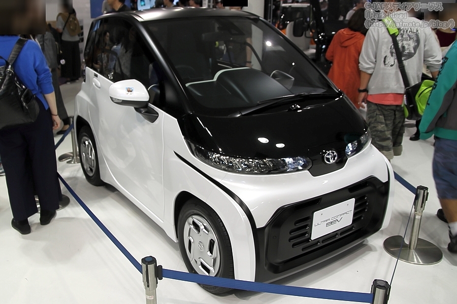 東京モーターショー2019（FUTURE EXPO）で披露された、2020年冬頃発売予定の「超小型EV」。