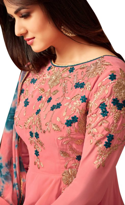 anarkali suits for short height