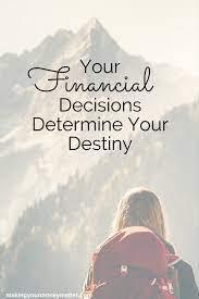 How to stay in control of your financial destiny