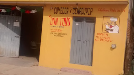 COMEDOR Y CENADURIA DON TOñO