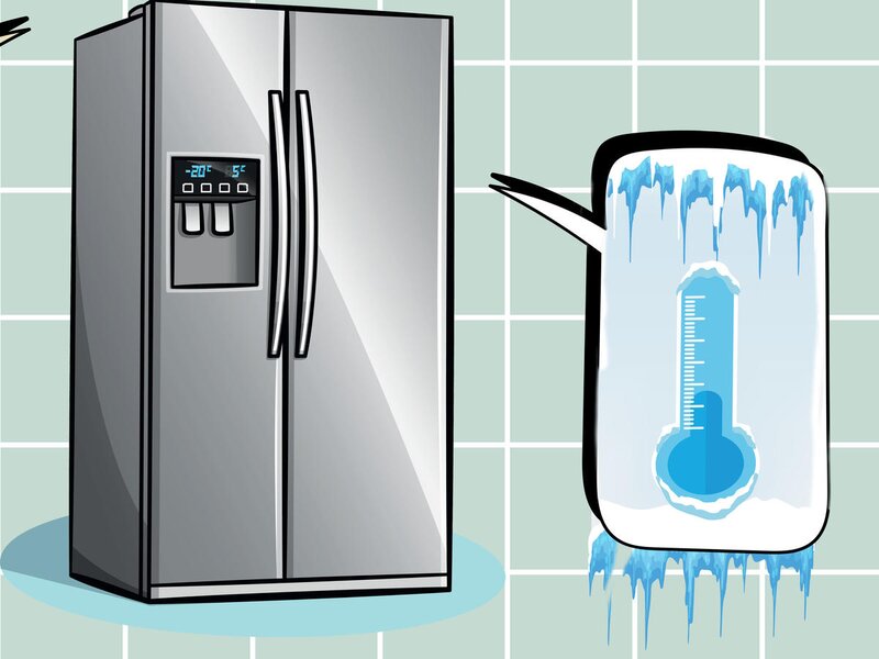 Đặt sai nhiệt độ tủ lạnh cũng là nguyên nhân khiến cho tủ lạnh không lạnh | Nguyễn Kim