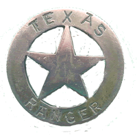 Texas Ranger badge.