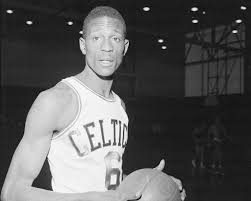 Image result for bill russell in his uniform with his rings