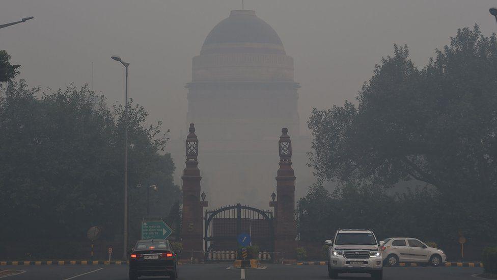 Smog in Delhi.