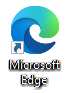 Edge browser icon found on desktop