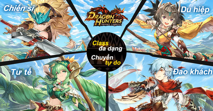 『HƯỚNG DẪN』Dragon Hunters: Heroes Legend - Trải nghiệm bom tấn MMORPG đặc sắc đến từ nhà phát triển TTHmobi nổi tiếng