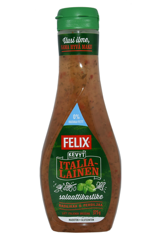 Felix italialainen salaattikastike (rasvaa 0% ). Prisma  