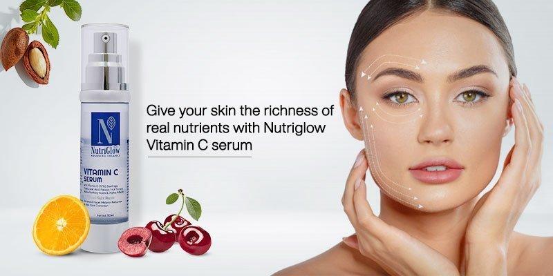 Give Your Skin The Richness of Real Nutrients With NutriGlow Vitamin C Serum  - Nutriglow Cosmetics