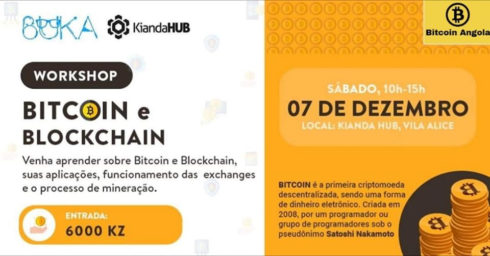 Evento de Bitcoin na Angola