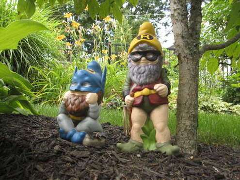 freakish garden gnomes and other wacky garden wares