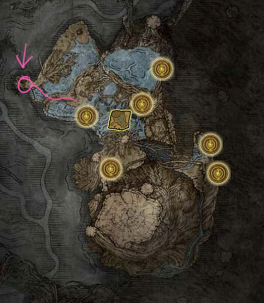 Elden Ring Crucible Knight Location