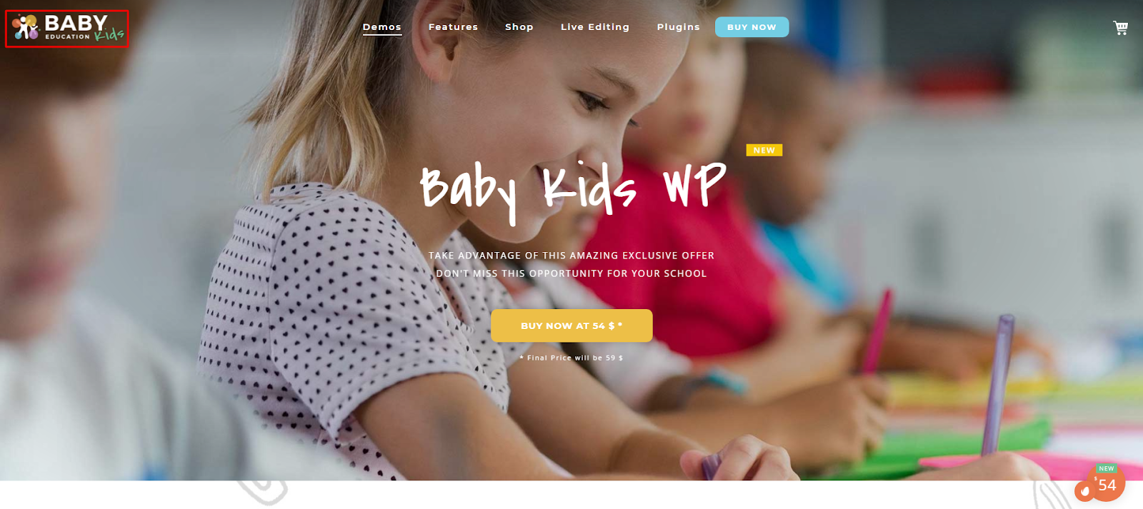 Baby Kids - Primary School Children Education Theme 
