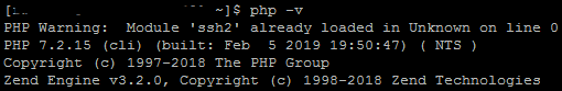 PHP version check