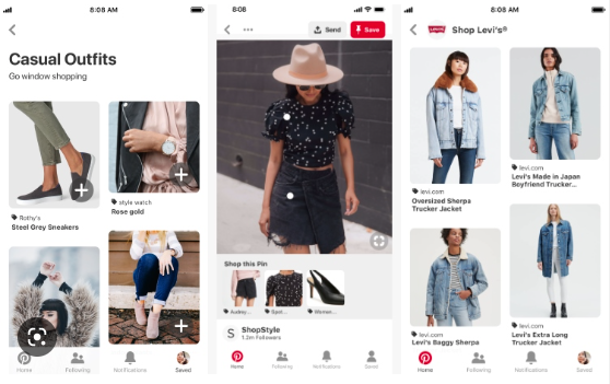 Utilize Pinterest's "Shop the Look" feature