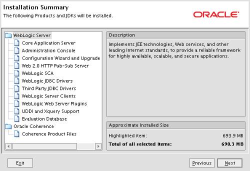Installation Summary