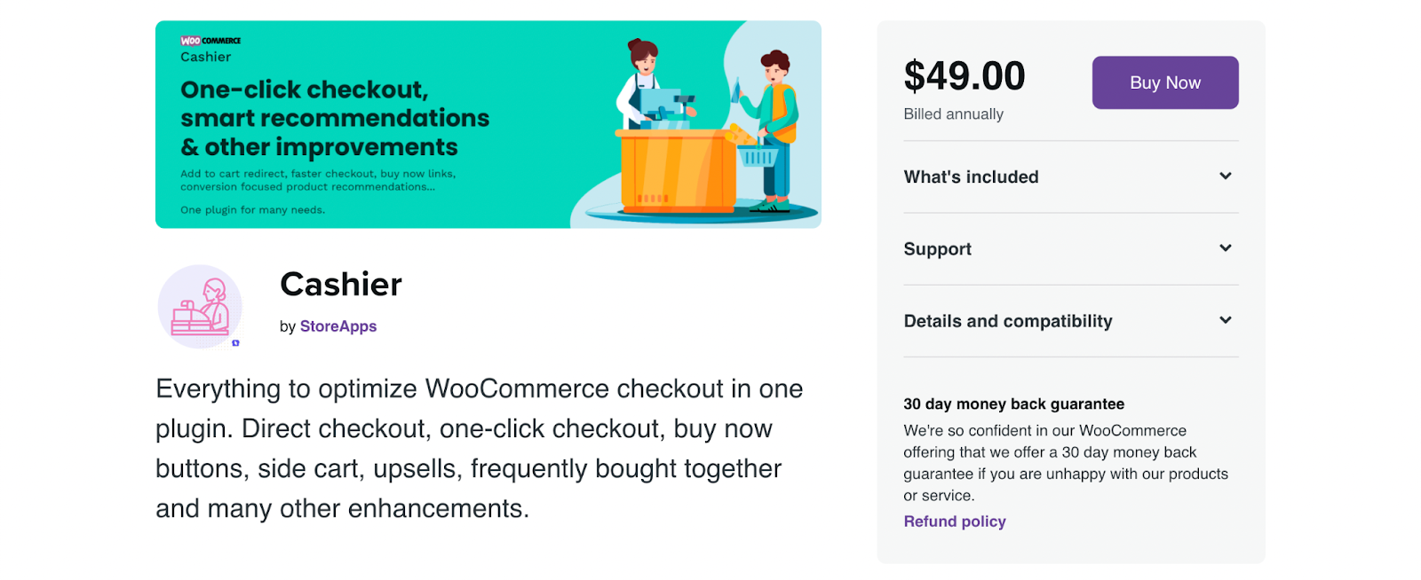 cashier woocommerce plugin