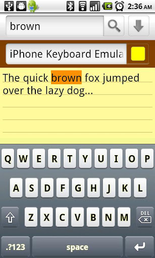 iPhone Keyboard Emulator apk