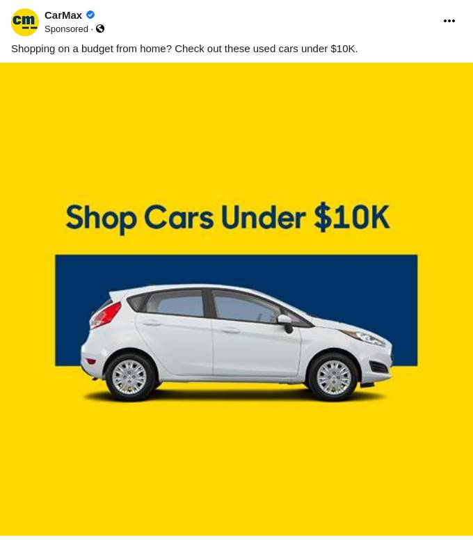 CarMax Ad Example