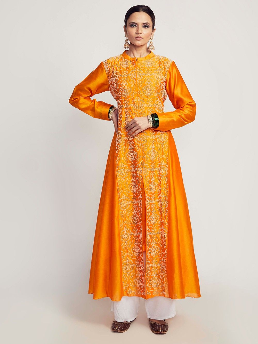 the loom - Chanderi Silk Asymmetric Kurta