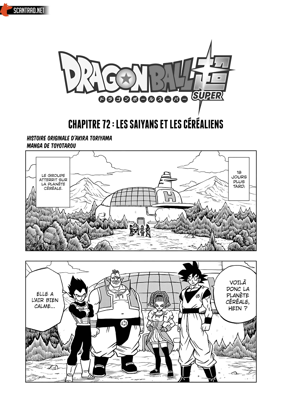 Dragon Ball Super Chapitre 72 - Page 1