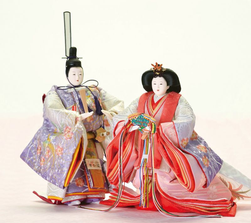 Chi tiết búp bê Hina Matsuri (Hoàng thường và hoàng hậu)