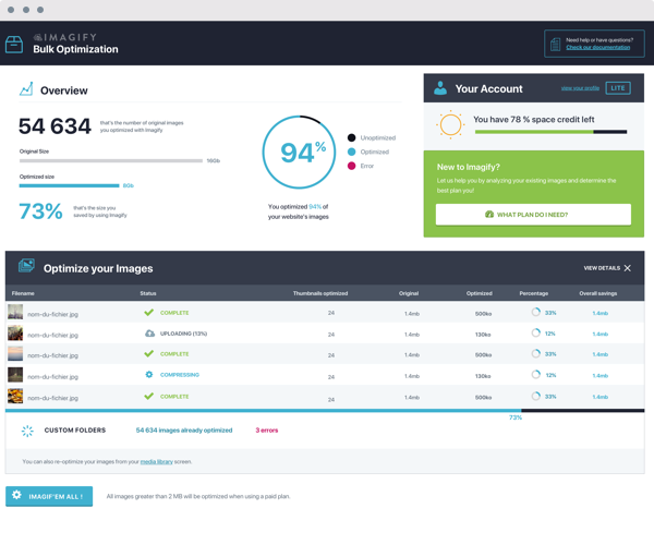 An inside look at Imagify.