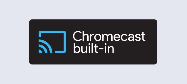 Logo of Chromecast built-in