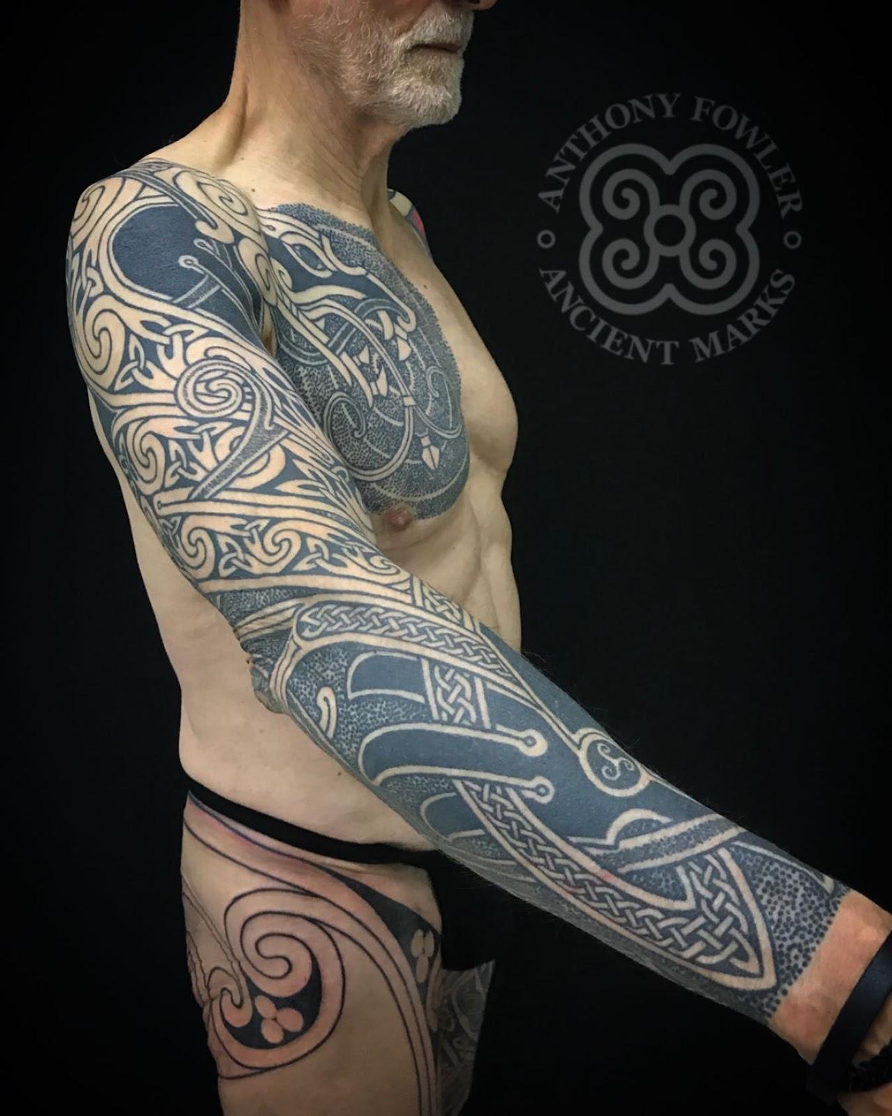 Deep Meaning Full Sleeve Tattoo