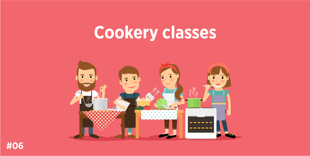 Cookery classes, small business idea