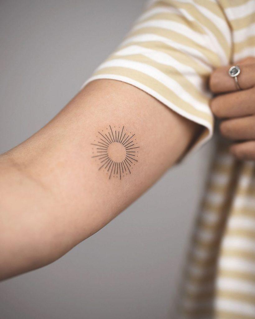 Small Sun Tattoos: Discover the Most Beautiful Small Sun Tattoo Ideas