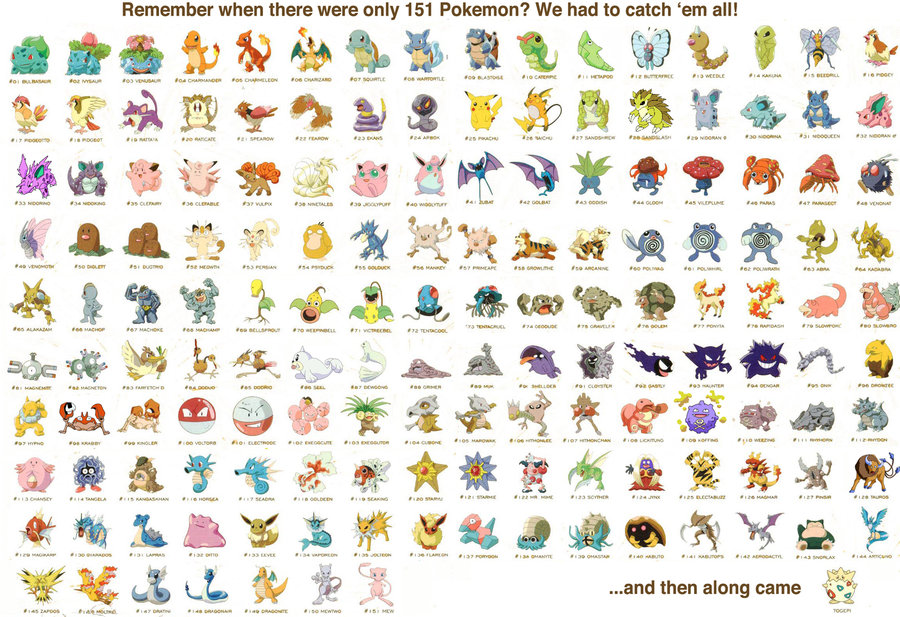 only had 151 Pokemon? by