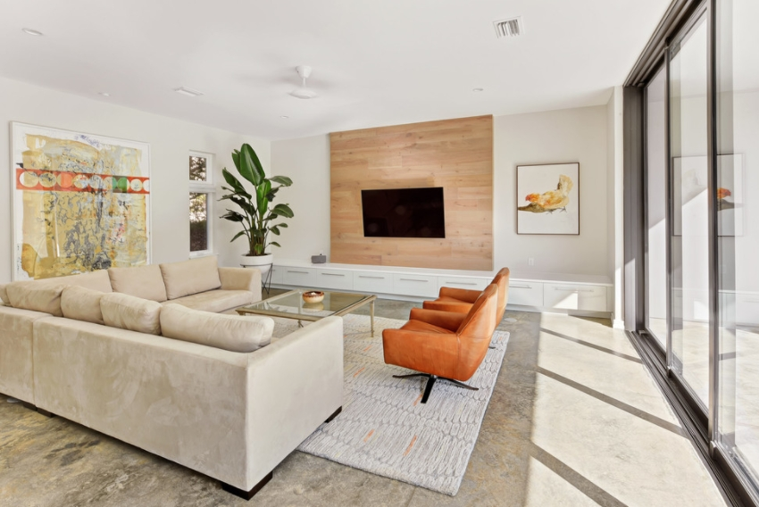 a bright and airy living room